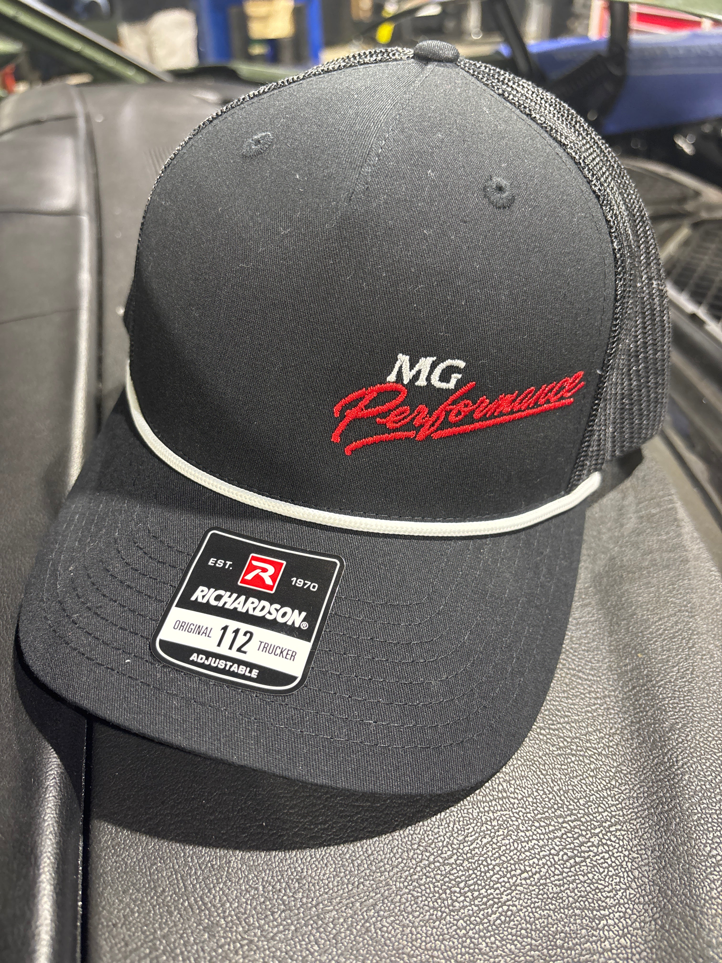 C10 Red on Black Richardson Hat