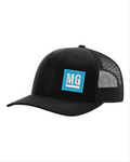 Black Hat with Blue MG Design
