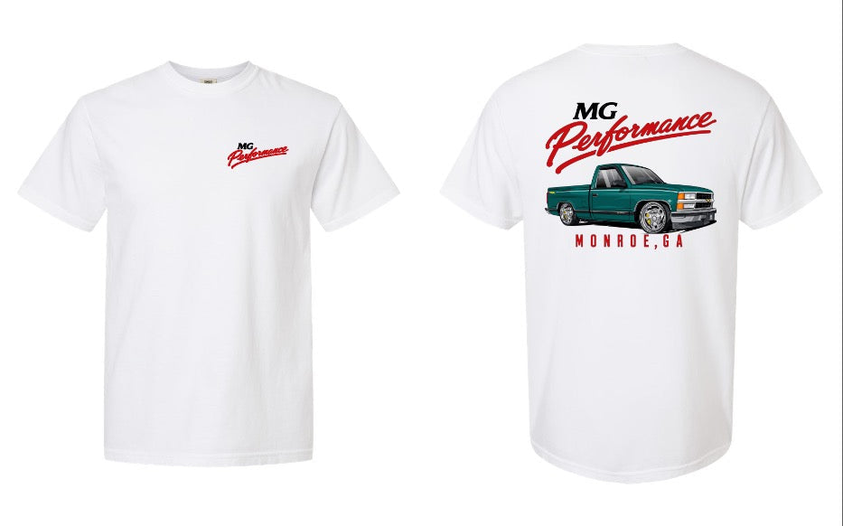 C10 Red on White