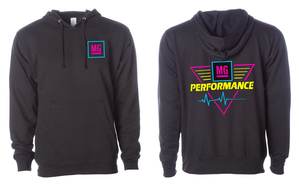 Black Hoodie with NEON Design