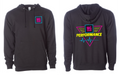 Black Hoodie with NEON Design