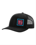 Black Hat with Neon MG Design